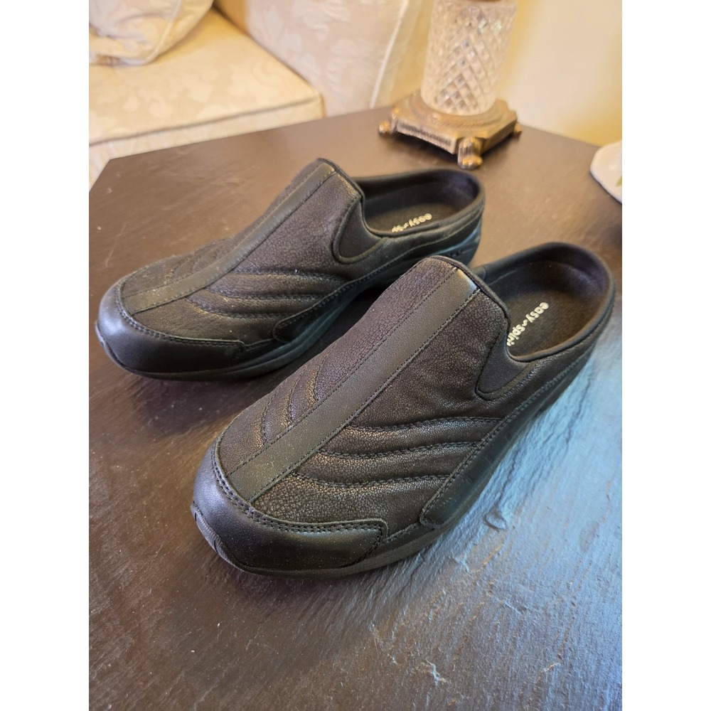 Easy Spirit Womens Travel Time 234 Black Clogs/Mules Size 10 M NEW! $75